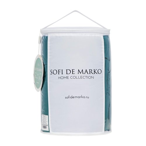 Одеяло Sofi De Marko PREMIUM MAKO сатин делюкс + искусственный пух/шёлк зелёный 240х220, фото, фотография