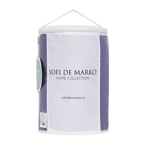 Одеяло Sofi De Marko PREMIUM MAKO сатин делюкс + искусственный пух/шёлк лавандовый 160х220, фото, фотография