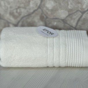 Полотенце для ванной Efor хлопковая махра кремовый 70х140