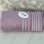 Полотенце для ванной Efor хлопковая махра сиреневый 50х90, фото, фотография