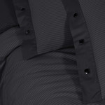 Постельное белье Sarev NEW FANCY STRIPE хлопковый сатин siyah семейный, фото, фотография