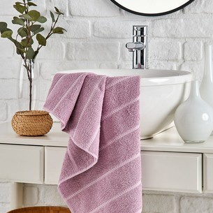 Полотенце для ванной DO&CO TUROVA хлопковая махра лиловый 70х140