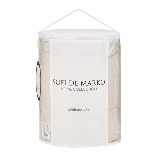 Одеяло Sofi De Marko ТИФФАНИ хлопковый сатин кремовый 155х220, фото, фотография