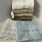 Набор полотенец для ванной 6 шт. Karacan TRIO хлопковая махра 70х135, фото, фотография