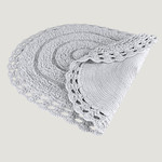 Набор ковриков для ванной Modalin YANA хлопок серый, фото, фотография