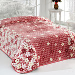 Плед-покрывало Evlen SUPER SOFT велсофт розовый 220х240, фото, фотография