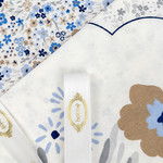 Постельное белье Hobby Home Collection LISA хлопковый поплин mavi евро, фото, фотография