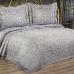 Покрывало гобеленовое Maison Dor PAULINE хлопок антрацит 240х260, фото, фотография