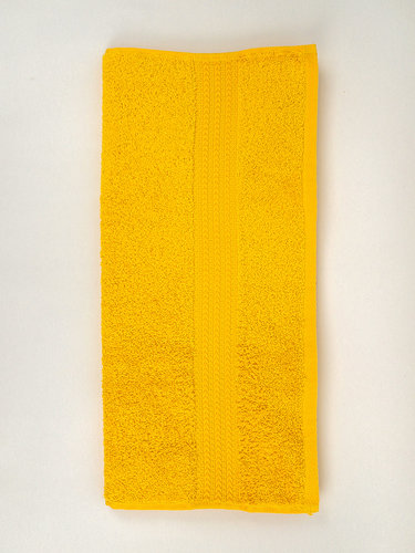 Полотенце для ванной Hobby Home Collection RAINBOW хлопковая махра dark yellow 50х90, фото, фотография
