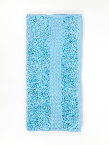 Полотенце для ванной Hobby Home Collection RAINBOW хлопковая махра light blue 50х90, фото, фотография