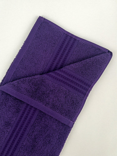 Полотенце для ванной Hobby Home Collection RAINBOW хлопковая махра purple 50х90, фото, фотография