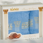 Набор полотенец Turkiz plt094-1 50 х 90 см 1 шт.
70 х 140 см 1 шт., фото, фотография