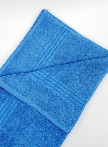 Полотенце для ванной Hobby Home Collection RAINBOW хлопковая махра blue 70х140, фото, фотография