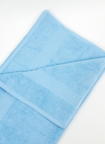 Полотенце для ванной Hobby Home Collection RAINBOW хлопковая махра light blue 70х140, фото, фотография