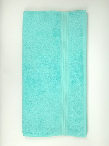 Полотенце для ванной Hobby Home Collection RAINBOW хлопковая махра medium sea green 70х140, фото, фотография