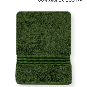 Полотенце для ванной Hobby Home Collection RAINBOW хлопковая махра o. green 70х140