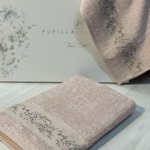 Набор полотенец для ванной 50х90, 70х140 Pupilla RONESANS бамбуковая махра светло-розовый, фото, фотография