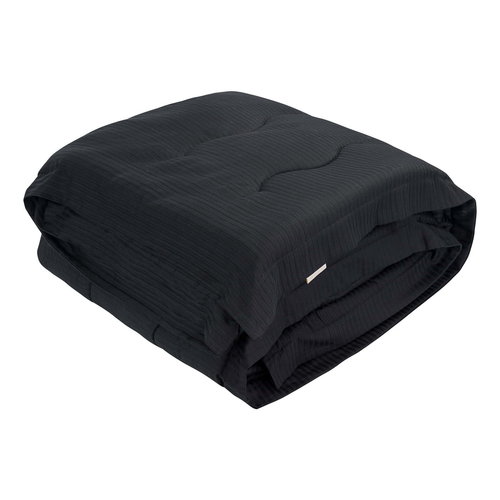 Одеяло Sofi De Marko ТИФФАНИ хлопковый сатин черный 195х220, фото, фотография
