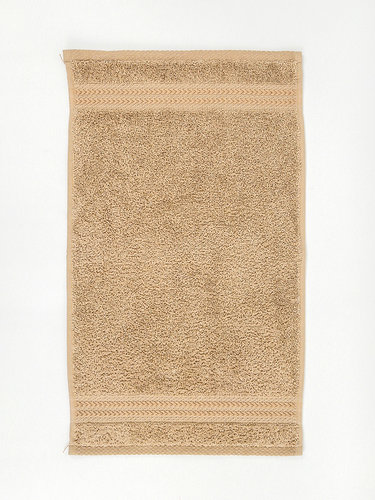 Полотенце для ванной Hobby Home Collection RAINBOW хлопковая махра beige 30х50, фото, фотография