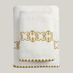 Полотенце для ванной Soft Cotton MONDRIAN хлопковая махра кремовый 85х150, фото, фотография