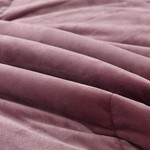Постельное белье без пододеяльника с одеялом Sofi De Marko ЭНРИКЕ хлопковый сатин лиловый семейный, фото, фотография