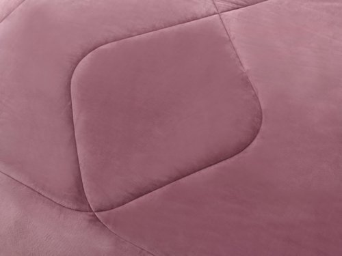 Постельное белье без пододеяльника с одеялом Sofi De Marko ЭНРИКЕ хлопковый сатин лиловый семейный, фото, фотография