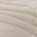 Постельное белье без пододеяльника с одеялом Sofi De Marko ЭНРИКЕ хлопковый сатин молочный семейный, фото, фотография