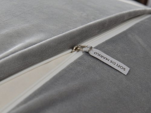Постельное белье без пододеяльника с одеялом Sofi De Marko ЭНРИКЕ хлопковый сатин серый евро, фото, фотография