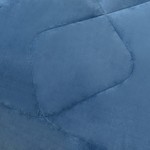 Постельное белье без пододеяльника с одеялом Sofi De Marko ЭНРИКЕ хлопковый сатин синий евро, фото, фотография