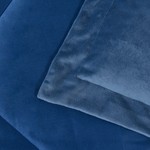Постельное белье без пододеяльника с одеялом Sofi De Marko ЭНРИКЕ хлопковый сатин синий семейный, фото, фотография