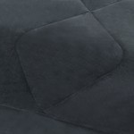 Постельное белье без пододеяльника с одеялом Sofi De Marko ЭНРИКЕ хлопковый сатин чёрный семейный, фото, фотография
