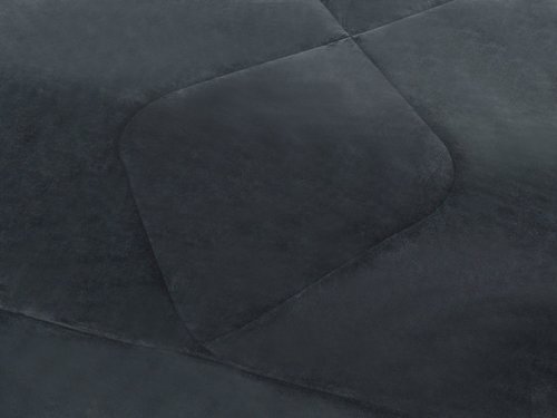 Постельное белье без пододеяльника с одеялом Sofi De Marko ЭНРИКЕ хлопковый сатин чёрный евро, фото, фотография