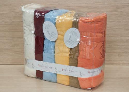 Набор полотенец Virginia Secret plt077-24 70 х 140 см  6 шт., фото, фотография