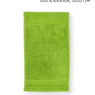 Полотенце для ванной Hobby Home Collection RAINBOW хлопковая махра green 30х50
