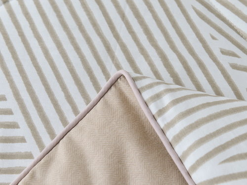 Постельное белье без пододеяльника с одеялом Sofi De Marko РИШЕЛЬЕ хлопковый сатин V18 семейный, фото, фотография