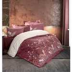 Постельное белье Cotton Box FEMINEN VINA хлопковый ранфорс bordo евро, фото, фотография