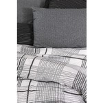 Постельное белье Cotton Box MODERN WILL хлопковый ранфорс antrasit евро, фото, фотография