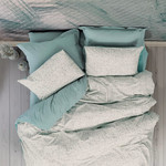 Постельное белье Cotton Box PETITE DROPS хлопковый ранфорс mint евро, фото, фотография