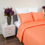 Постельное белье Sofi De Marko СЕЛИНА хлопковый сатин оранжевый 2-х спальный, фото, фотография