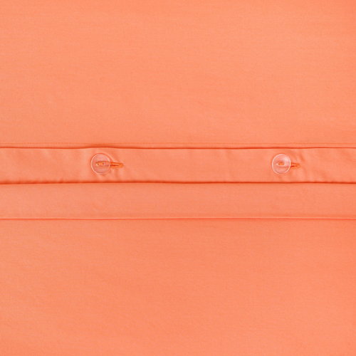 Постельное белье Sofi De Marko СЕЛИНА хлопковый сатин оранжевый евро, фото, фотография