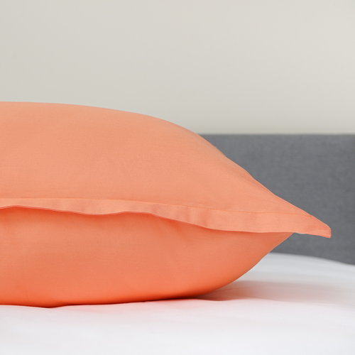 Постельное белье Sofi De Marko СЕЛИНА хлопковый сатин оранжевый 2-х спальный, фото, фотография