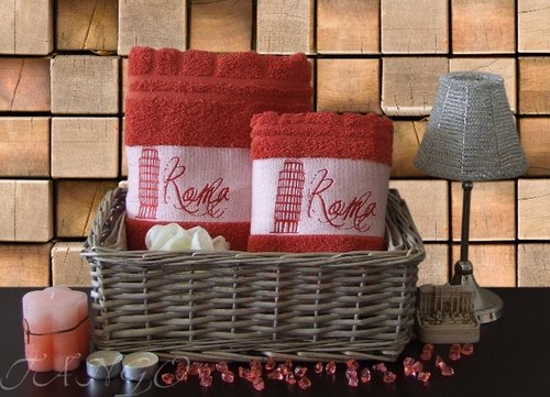 Набор полотенец Turkiz plt127-7 50 х 90 см 1 шт.
70 х 140 см 1 шт., фото, фотография