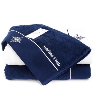 Полотенце для ванной Maison Dor MARINE CLUB хлопковая махра синий 50х100