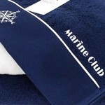 Полотенце для ванной Maison Dor MARINE CLUB хлопковая махра синий 85х150, фото, фотография