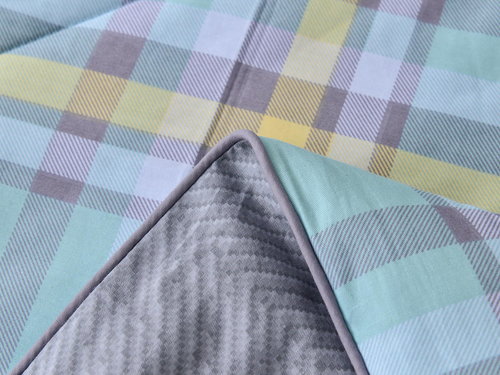Постельное белье без пододеяльника с одеялом Sofi De Marko РИШЕЛЬЕ хлопковый сатин V29 семейный, фото, фотография