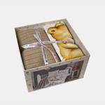 Постельное белье для новорожденных с пледом Karven RILEY хлопковый сатин, фото, фотография