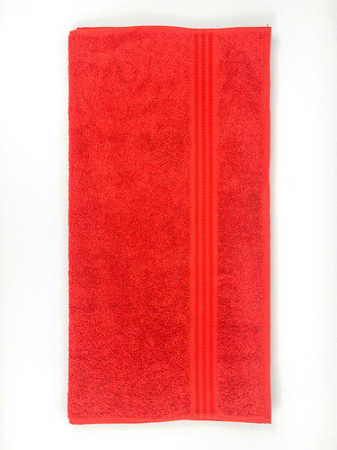 Полотенце для ванной Hobby Home Collection RAINBOW хлопковая махра red 50х90, фото, фотография