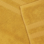 Набор полотенец для ванной 50х90, 75х150 Hobby Home Collection AYLIZ бамбуково-хлопковая махра mustard, фото, фотография