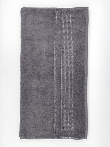 Полотенце для ванной Hobby Home Collection BOX хлопковая махра dark grey 75х150, фото, фотография
