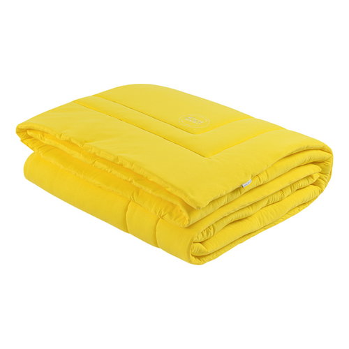 Одеяло Sofi De Marko РОЛАНД микроволокно/хлопок жёлтый 220х235, фото, фотография